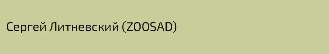 Сергей Литневский (ZOOSAD)